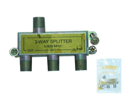 Foto de SPLITTER P/COAXIAL DE 1- 3 SALIDAS ST-1003-500