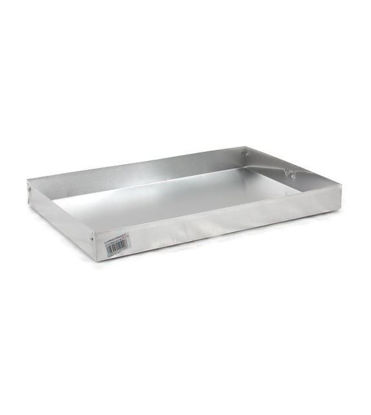 Foto de BANDEJA ALUMINIO RECT #1 BAJO 4,5altx27,5largx17,5ancho cms