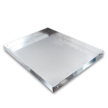 Foto de BANDEJA ALUMINIO RECT #4 BAJO 4,5altx37,8largx 26ancho cms