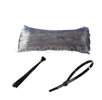 Foto de Set 100  Zuncho Negro Plast.10" (4.8X250MM) SCORPIO