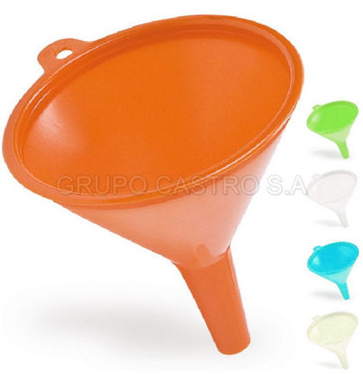 Foto de Embudo Plastico #140 Reyplast EBX006000 15diam,14alt cms Gde (288)