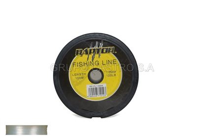 Foto de Hilo Nylon p/pescar 1.0mm 100m RP-FL10 120lb raptor