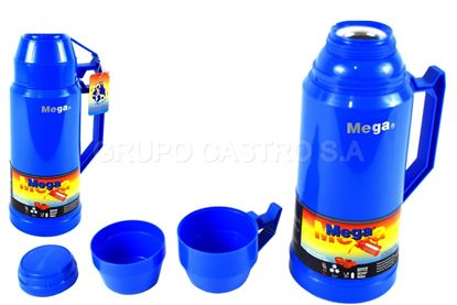 Foto de Termo p/ cafe 1 ltr ME100  MEGA Doble Taza (6)