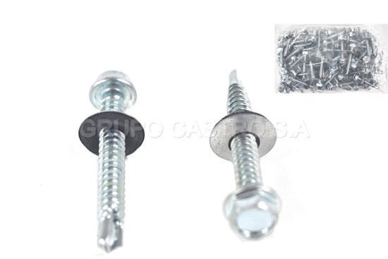 Foto de TORNILLO TECHO 2"X1/4 (100pcs) PUNTA BROCA MCA2605 