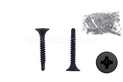 Foto de TORNILLO Gypsun1 " (100pcs)  Puntabroca 6"x1" MC72602