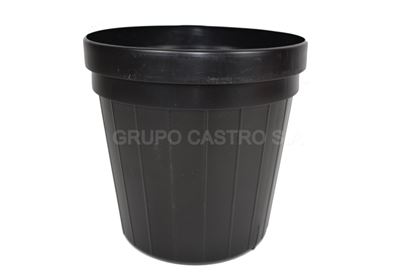 Foto de MACETA #9 NEGRA (500..N) SALVAPLASTIC 21alt x 21anCMS 7283038100