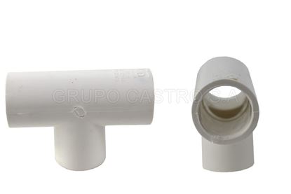 Foto de Tee PVC 1/2" c/rosca GET42-03 (500)