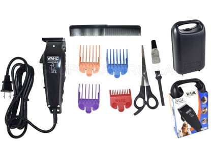 Foto de Cortadora Barbera mascota kit 10pzs Wahl 9160-2018/2001-0486 basic estuche