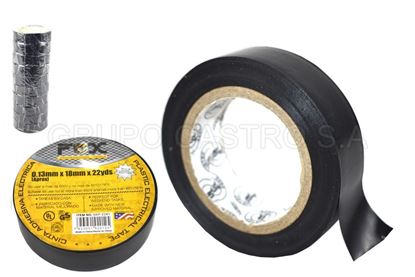 Foto de Tape negro22yardas 0.13mmx18mm fox skp-2281 electrico (10)
