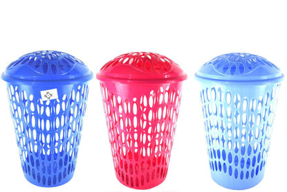 Foto de Cesto Redondo ropa c/tapa National Plástico 1459wl 68X43CMS 55LTRS