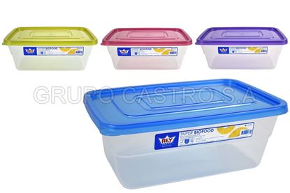 Foto de Recipiente c/tapa TAPER BIOFOOD Rectangular 3.9 ltrs TPX069000