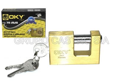 Foto de Candado oky 70mm/arc-70 seguridad anticizalla