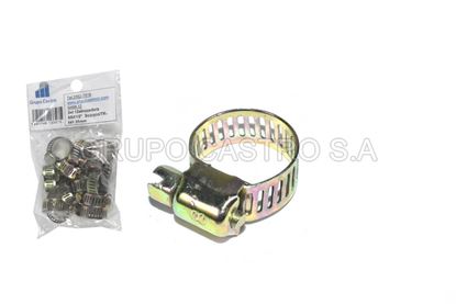 Foto de Set 12abrazadera 5/8 x 8mm BK-1648 25mm