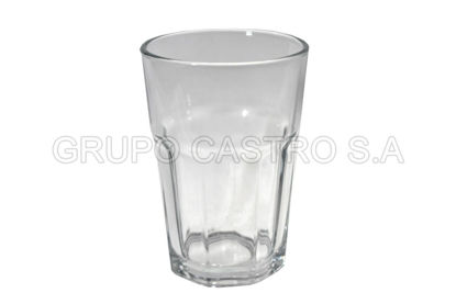 Foto de Vaso vidrio SET 6PCS 10 onz/300cc LV-ARA263F/M-257 labrado transparente(6)