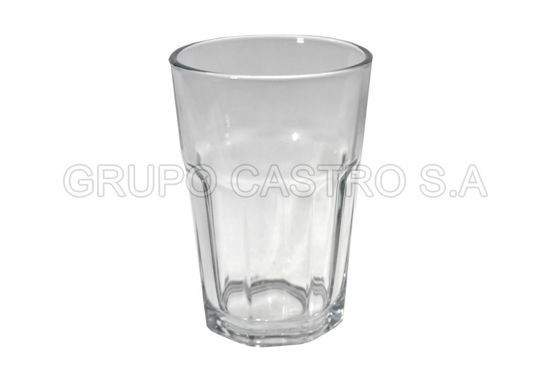 Foto de Vaso vidrio SET 6PCS 10 onz/300cc LV-ARA263F/M-257 labrado transparente(6)