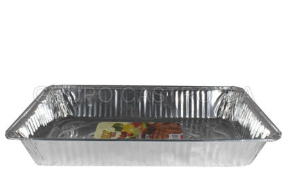 Foto de BANDEJA DESECHABLE ALUMINIO H304-07 52.5X32.5X8.5CMS RECTANGULAR DAILY (96)