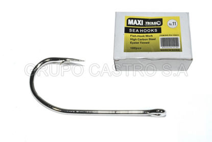 Foto de ANZUELO PARA PESCA #11 (3cm) SET 100PCS MAXITOOL