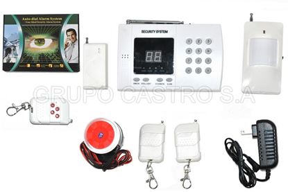 Foto de KIT ALARMA INALAMBRICO ANTIROBO RESIDENCIAL 