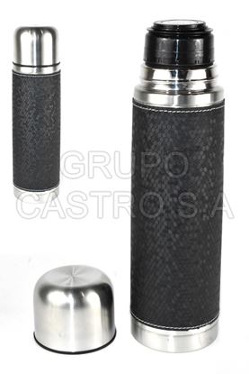 Foto de THERMO CAFE ACERO  1.00 lts CUERO MSL100LE