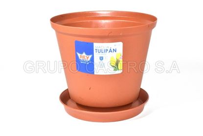 Foto de Maceta tulipan # 19 c/base Rey MCX004000(180)