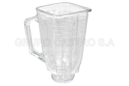 Foto de Frasco Vidrio p/licuadora 5 tazas 1250ml PRS-1438/A06/B854519 cuadrado 