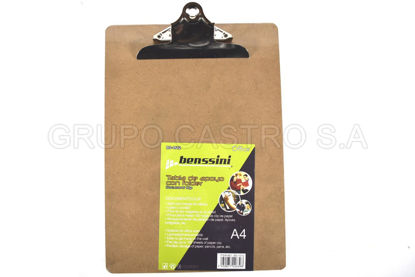 Foto de Tabla apoyo c/clip sujetador de documentos  A4  BS-1512 benssini (48)