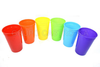 Foto de Vaso moderno solido plástico Spartaplast 0446/0414 9x13cm 17onzas