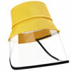 Foto de PROTECTOR FACIAL SOMBRERO TRANSPARENTE JUVENIL SKL-010 CARETANEGRO/AMARILLO