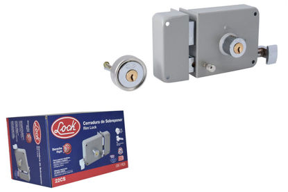 Foto de CERRADURA SOBREP LLAVE PUNTOS DERECHA 22CS LOCK