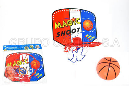 Foto de TABLERO BASKETBALL MAGIC 46-B68452 24x30cms ( 20cms malla y circulo)