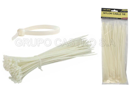 Foto de Set 100 Zuncho Blanco 18" (7.6mmx450mm)  scorpio vc150066