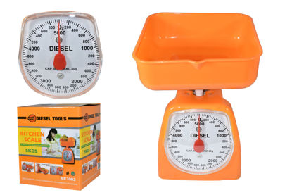 Foto de *CAJA DAÑADA* Bascula 5kg mesa ME3002 DIESEL TOOLS