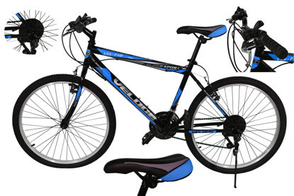 Foto de BICICLETA HIERRO 24" 21 CAMBIOS MTB PH-BC24-1 NEGRA 