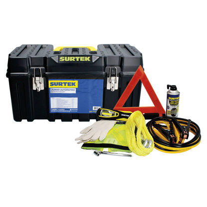 Foto de Caja herramienta 20,5" Jgo emerg automotriz 9 pzs 27alt,larg54,anc 30 cms CPS20 JA9 surtek