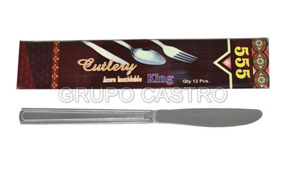 Foto de CUBIERTO ACERO SET 12 UDS 555 S-KNIFE CUTLERY KING