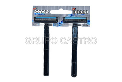 Foto de Set 2 pcs Prestobarba Desech c/lubricante TG708N-2B DORCO blister(50)(1000)