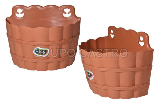 Foto de Maceta de pared AA11090V  Megaplast 24larg,18alt,15.5anc cms (30)