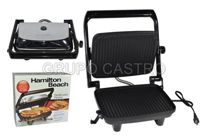 Foto de SANDWICHERA ACERO HB25334/HB25460Z HAMILTON BEACH PANINI