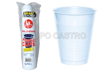 Foto de VASO DESECHABLE #8 onz 240 ml BLANCO SC2-053 50 PCS SMART CHOISE (40)