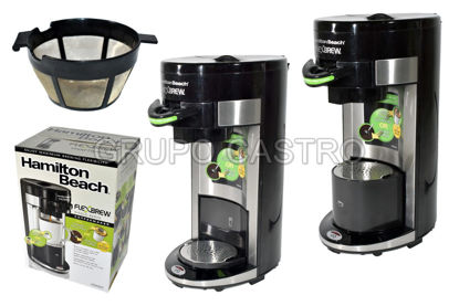 Foto de Coffe maker personal hamilton beach 986-HB49995R negro ABS  0.3 LITROS