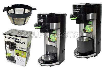 Foto de Coffee maker personal hamilton beach 986-HB49995R negro ABS  0.3 LITROS