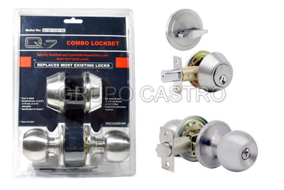 Foto de CERRADURA LLAVIN DOBLE Q7-587+D101-SS