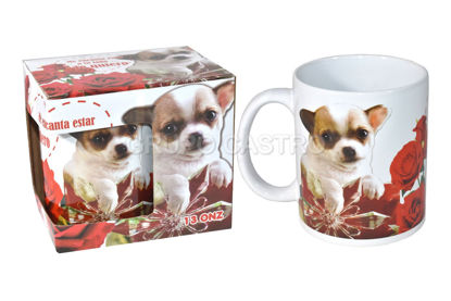 Foto de JARRA PORCELANA PERRITOS H307-065  CAJA REGALO 13 ONZ 9ALX8AN CMS(36)