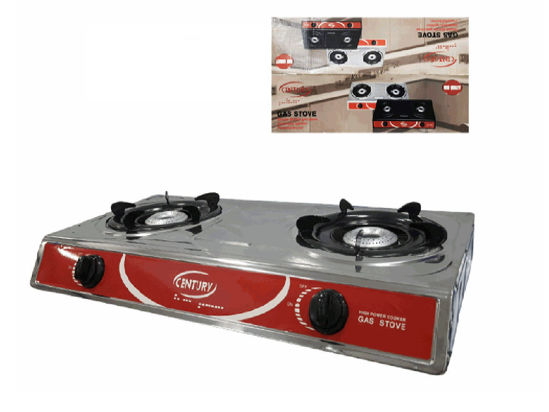 Foto de *CAMANANCE LEVE*ESTUFA GAS 2 QUEM  CHISPA CT-2SS/CT-2050S NEGRA CENTURY  71x38x9.4 cms