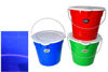Foto de Cubeta c/medidas 10 ltrs c/tapa AA11122R 24x30 cms Megaplast