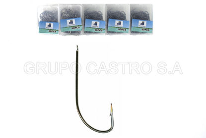 Foto de ANZUELO PARA PESCA #14 (22mm) SET 60PCS 3X-Y13129