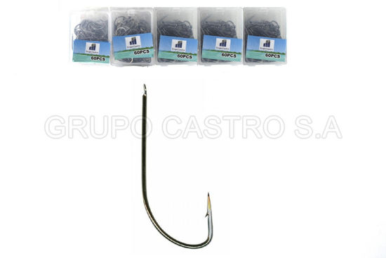 Foto de ANZUELO PARA PESCA #15 (26mm) SET 50PCS 3X-Y13130