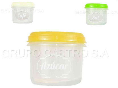 Foto de HERMETICO DE 1 BOT CAFE (800ML) 4 TAZAS 36523 12X12X10CM TACOPLAST PLASTICO