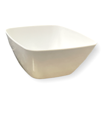 Foto de DULCERA BOWL HONDO CUADRADO BLANCA 14.5X7CMS MELAMINE UM-BP-SB-SF BM-BW6.01BP