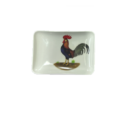 Foto de BANDEJA RECTANG GALLO MELAMINA 6-1/2"X4-1/2" UM-BP-CB-CF T-6E.07QA